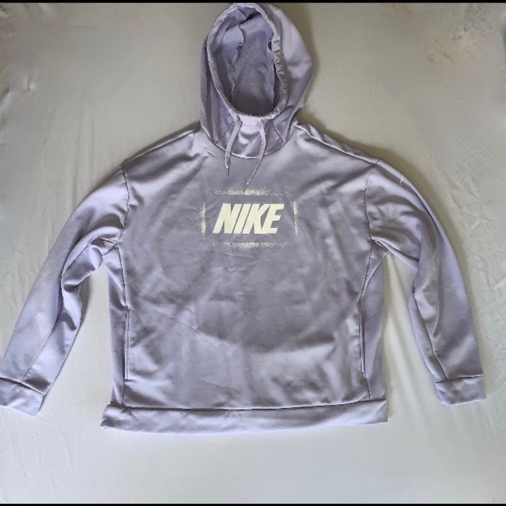 purple nike hoodie L